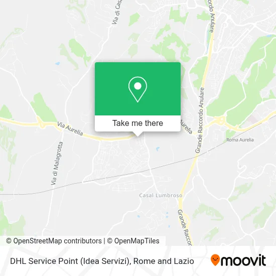 DHL Service Point (Idea Servizi) map