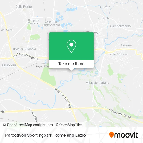 Parcotivoli Sportingpark map
