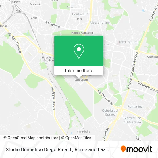 Studio Dentistico Diego Rinaldi map