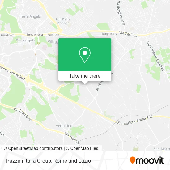Pazzini Italia Group map