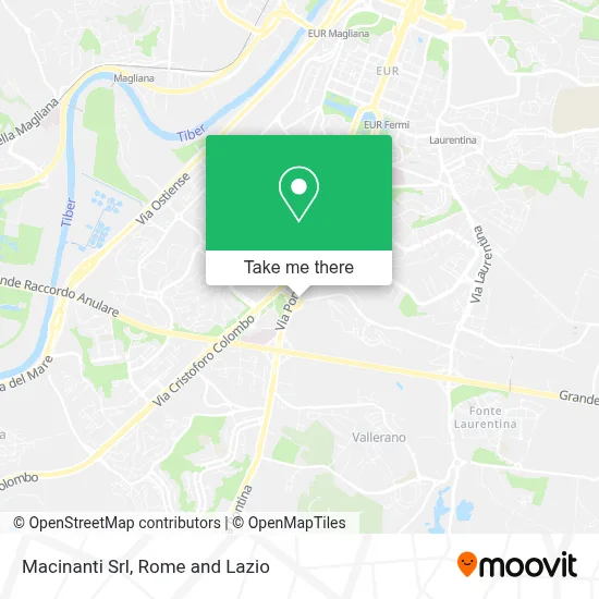 Macinanti Srl map