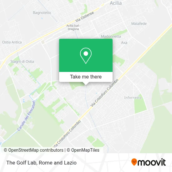 The Golf Lab map
