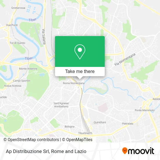 Ap Distribuzione Srl map