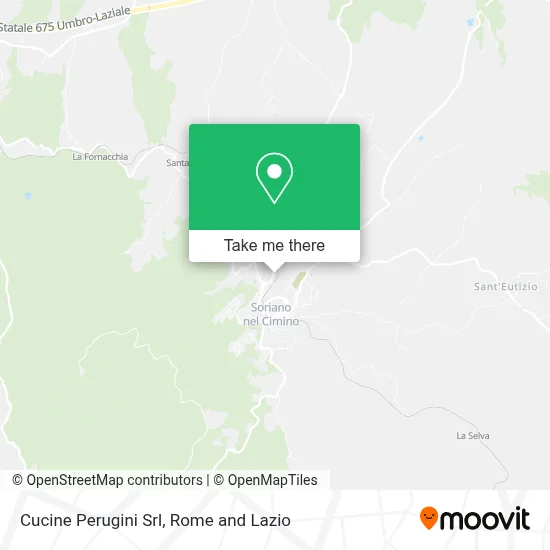 Cucine Perugini Srl map