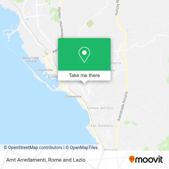 Amt Arredamenti map