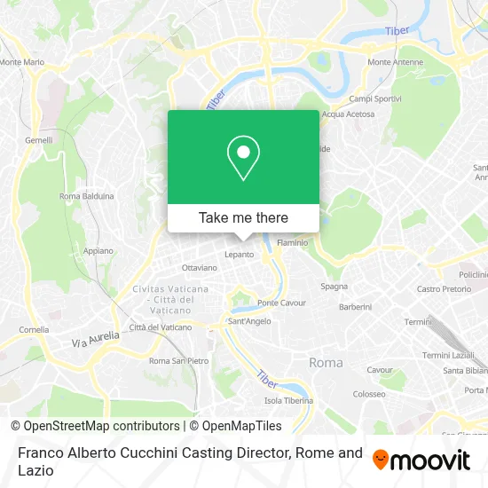 Franco Alberto Cucchini Casting Director map