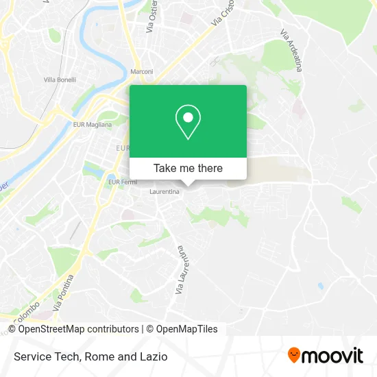 Service Tech map