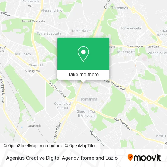 Agenius Creative Digital Agency map