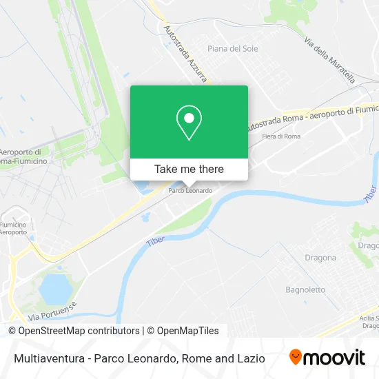 Multiaventura - Parco Leonardo map