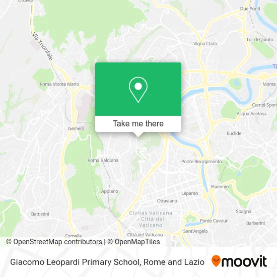 Giacomo Leopardi Primary School map
