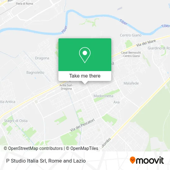 P Studio Italia Srl map