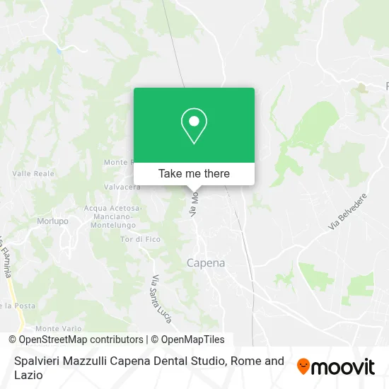 Spalvieri Mazzulli Capena Dental Studio map
