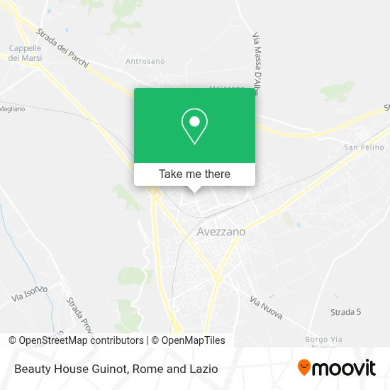 Beauty House Guinot map