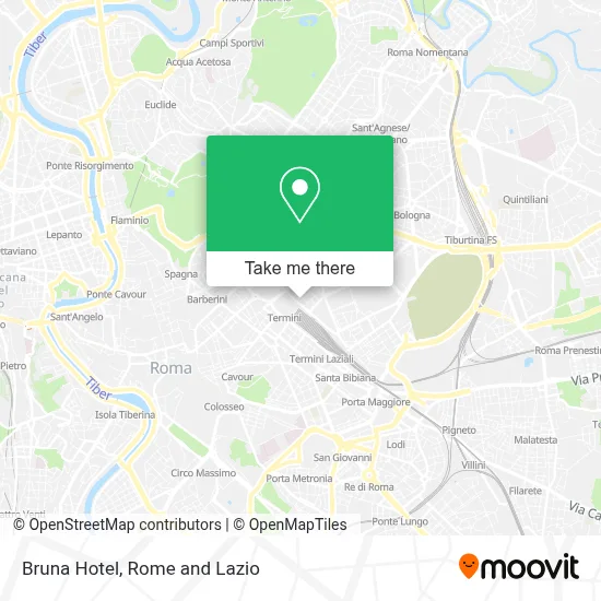 Bruna Hotel map