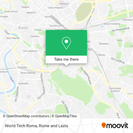 World Tech Roma map