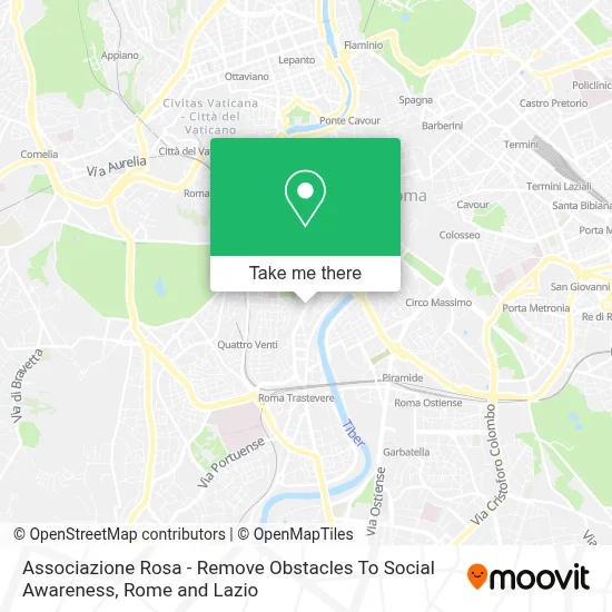 Associazione Rosa - Remove Obstacles To Social Awareness map