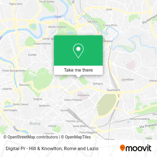 Digital Pr - Hill & Knowlton map