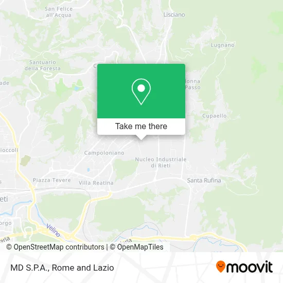 MD S.P.A. map