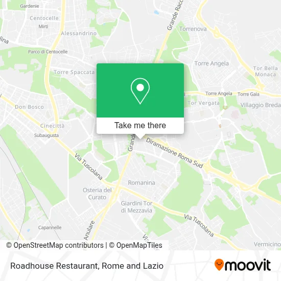Roadhouse Restaurant map