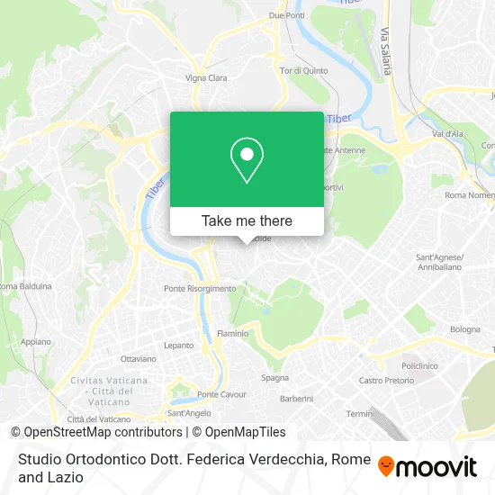 Studio Ortodontico Dott. Federica Verdecchia map