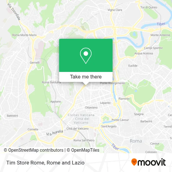 Tim Store Rome map