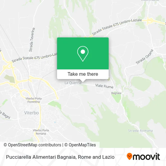 Pucciarella Alimentari Bagnaia map