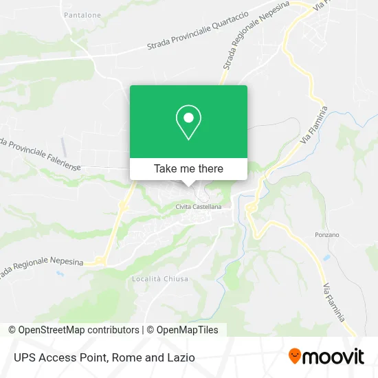 UPS Access Point map