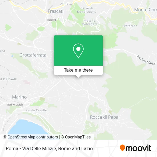 Roma - Via Delle Milizie map