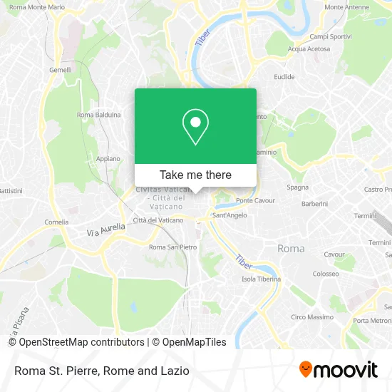 Roma St. Pierre map