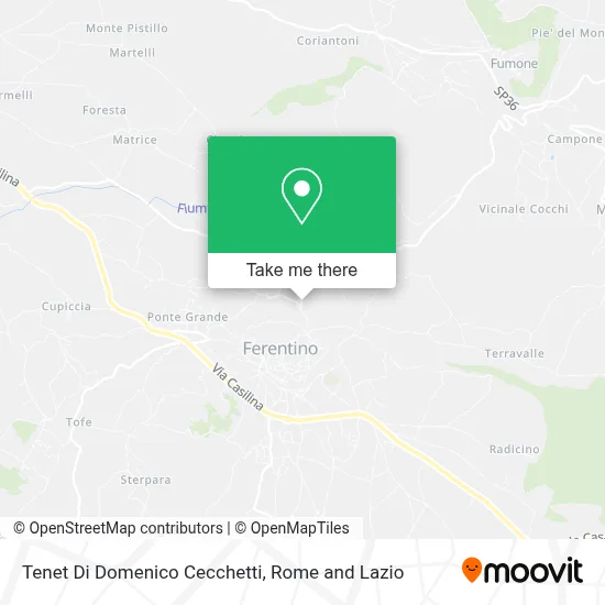 Tenet Di Domenico Cecchetti map