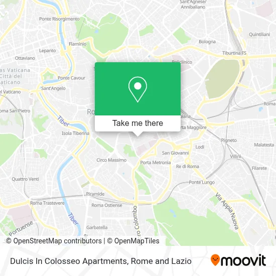 Dulcis In Colosseo Apartments map