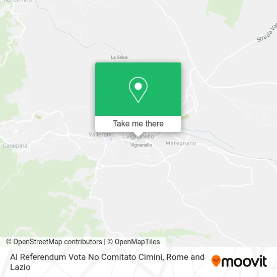 Al Referendum Vota No Comitato Cimini map