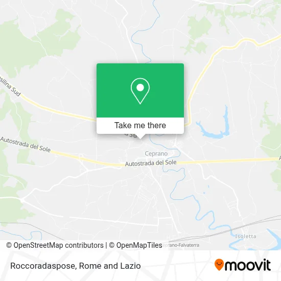 Roccoradaspose map