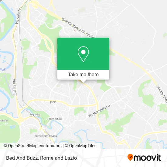 Bed And Buzz map