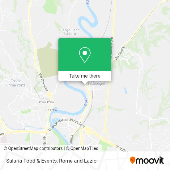 Salaria Food & Events map