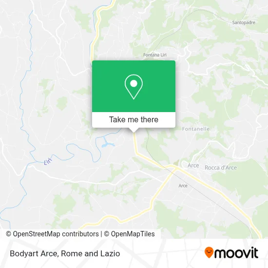 Bodyart Arce map
