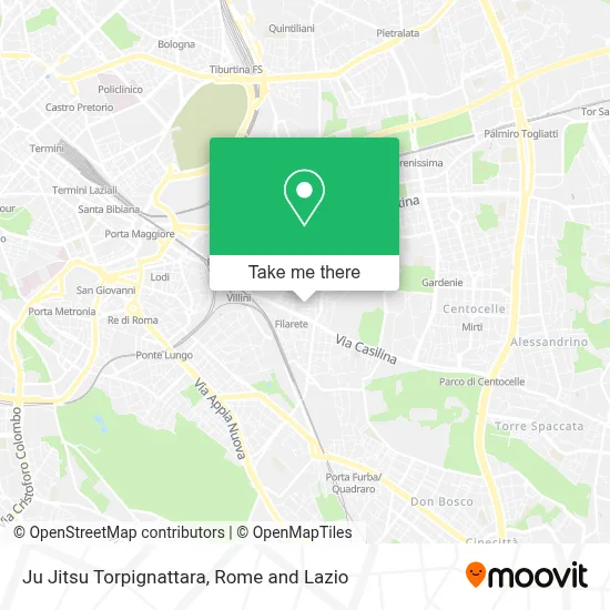 Ju Jitsu Torpignattara map