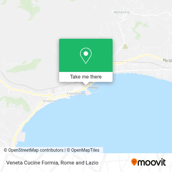 Veneta Cucine Formia map