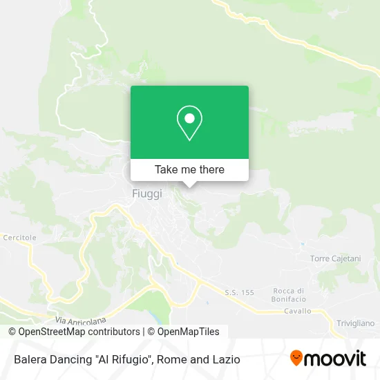 Balera Dancing "Al Rifugio" map
