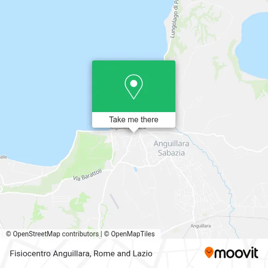 Fisiocentro Anguillara map
