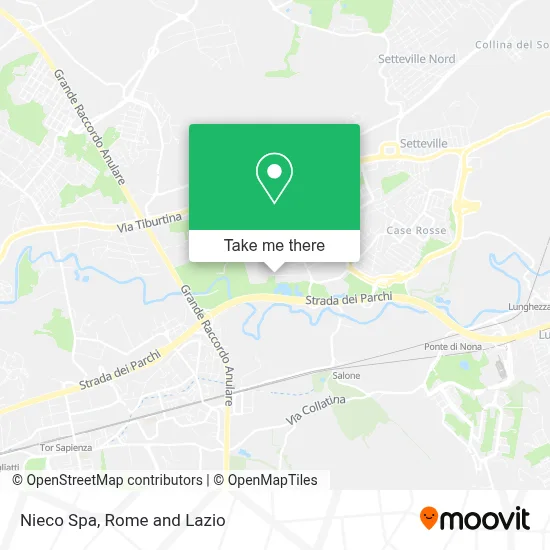 Nieco Spa map