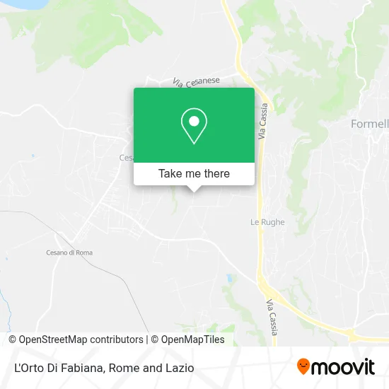 L'Orto Di Fabiana map