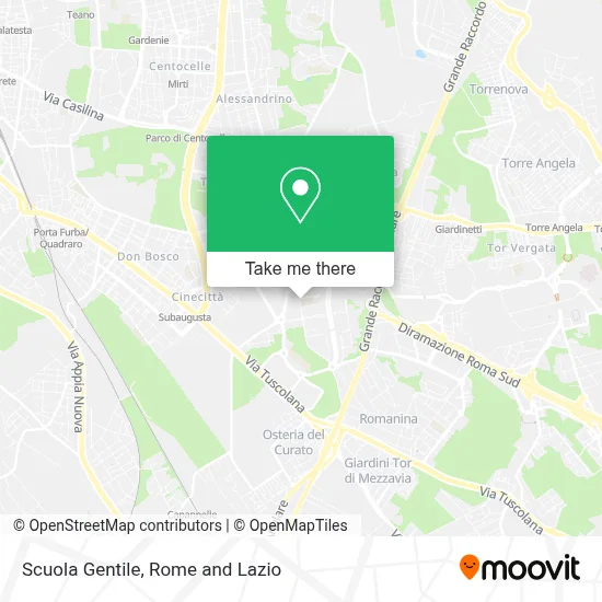 Scuola Gentile map