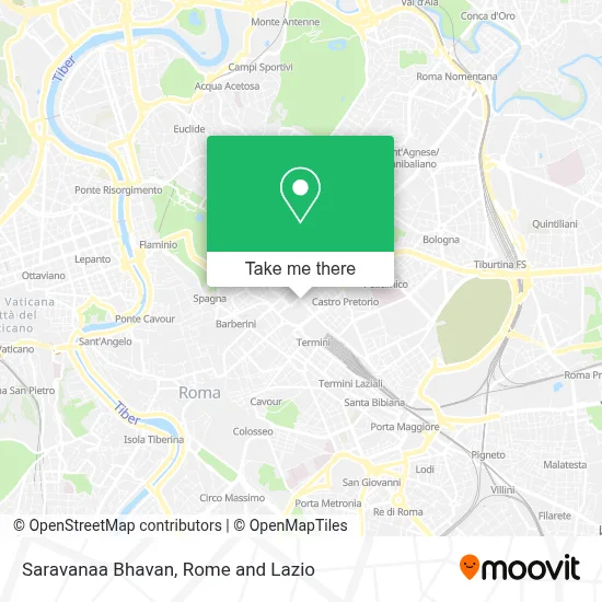 Saravanaa Bhavan map