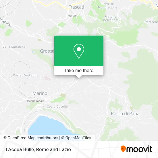 L'Acqua Bulle map
