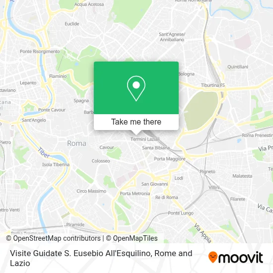 Visite Guidate S. Eusebio All'Esquilino map