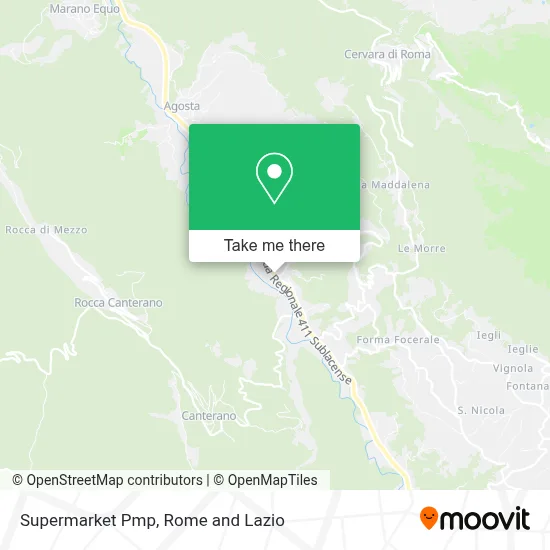 Supermarket Pmp map
