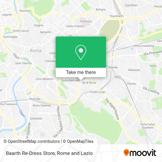 Baarth Re-Dress Store map