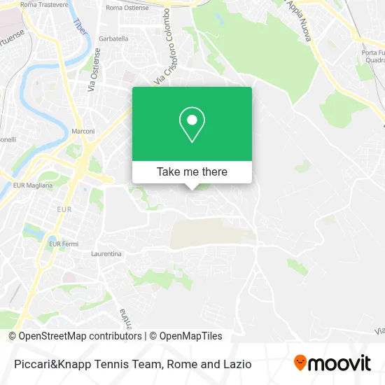 Piccari&Knapp Tennis Team map