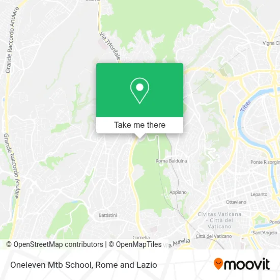 Oneleven Mtb School map